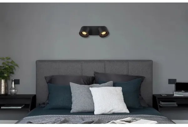 Globo 56961-2B - Faretto LED RAE 2xLED/6W/230V nero