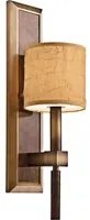 Applique Contemporanea Celestial Acciaio Bronzo Cambridge Legno 1 Luce E14