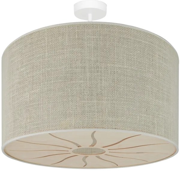 Brilagi - Plafoniera COUNTRY ROLLER 1xE27/15W/230V Ø 50 cm crema