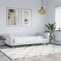 Letto da Giorno Bianco 100x200 cm in Similpelle 354231