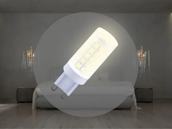 Lampadina LED G9/4,6W/230V 2800K