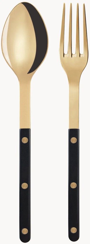 Set di 2 posate da insalata in acciaio inossidabile Bistrot