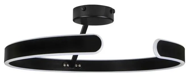 Lampadario a plafone LED dimmerabile LED/72W/230V 3000-6500K nero + telecomando