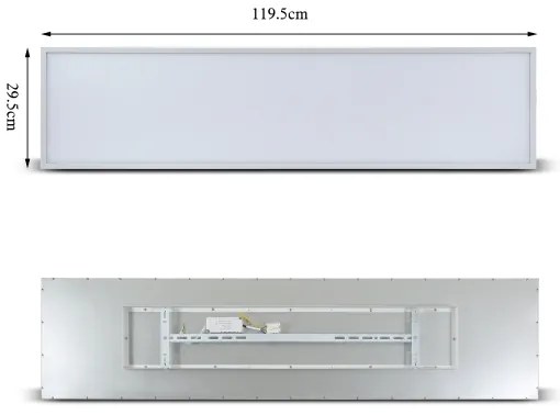 Brilagi - Plafoniera LED SLIMFRAME LED/58W/230V 120x30 cm bianco
