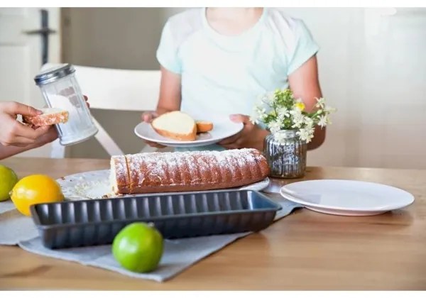 Teglia da forno TORO 31,5x12 cm nera