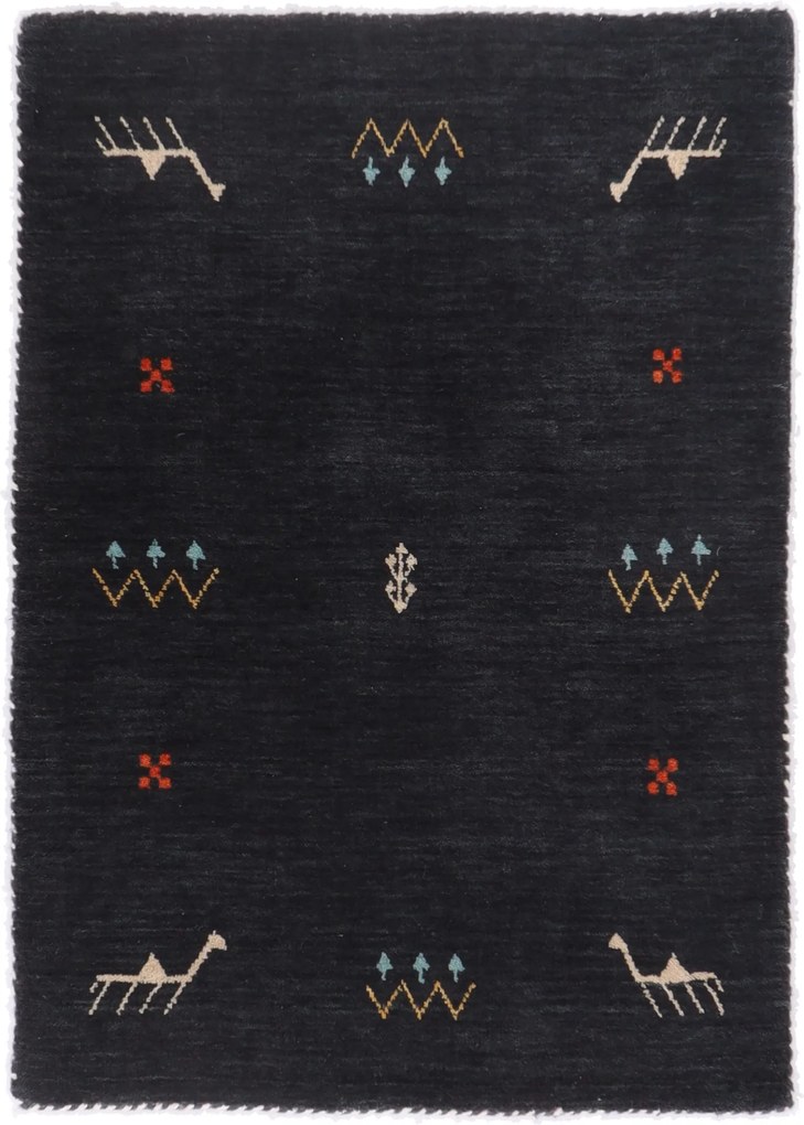 Tappeto orientale 60 x 90 (Indian) Annodato A Mano