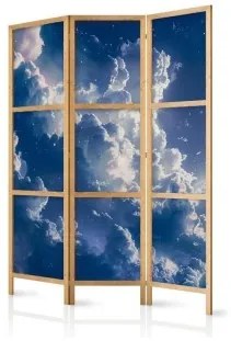 Paravento giapponese - Starry Clouds and Delicate Light Over a Corner of the Sky 135x172