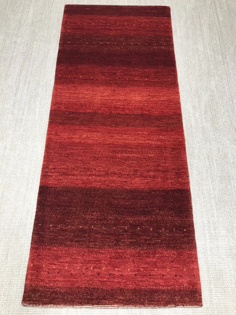 Loribaft Tappeto persiano 200 x 80 Rosso (Iran) Annodato A Mano