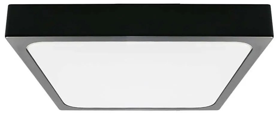 Plafoniera LED da bagno LED/30W/230V 6500K IP44 42x42 cm nero