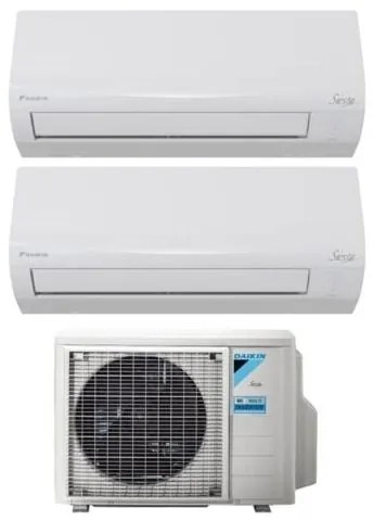 Daikin - Climatizzatore Condizionatore Dual Split Inverter serie siesta 12+12 con 2AMXF50A R-32 Wi-Fi Integrato 12000+12000