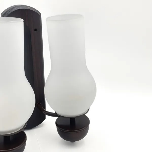 Brilagi - LED Applique COTTAGE 2xE14/40W/230V faggio/bianco