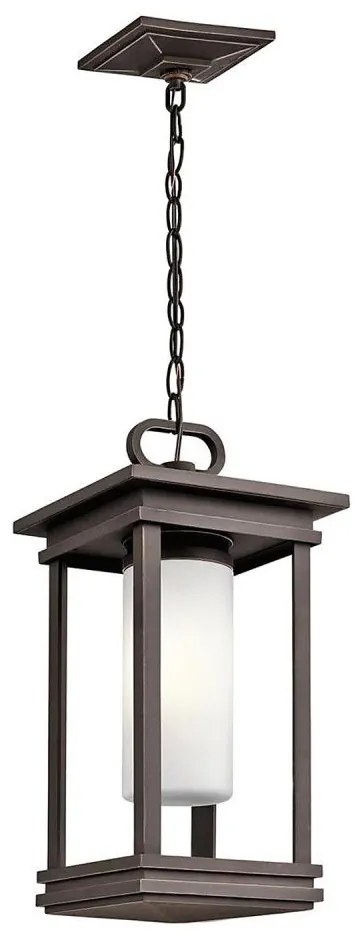 Kichler KL-SOUTH-HOPE8-S-Lampadario da esterno a sospensione con catena SOUTH HOPE 1xE14/60W/230V IP44