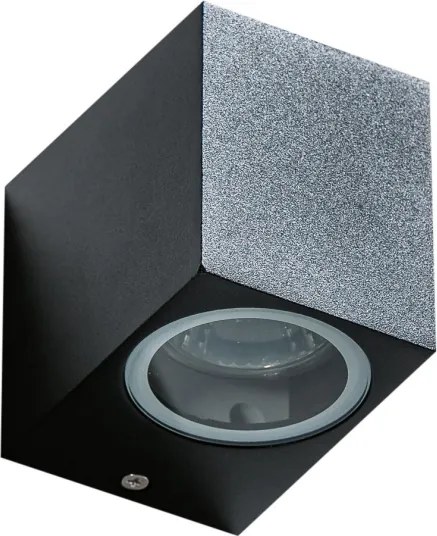 Azzardo AZ4267 - Applique da esterno RIMINI 1xGU10/35W/230V IP54 quadrato