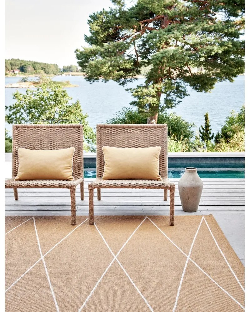 Passatoia da interno/esterno giallo ocra 70x320 cm Max Ochre – Pappelina