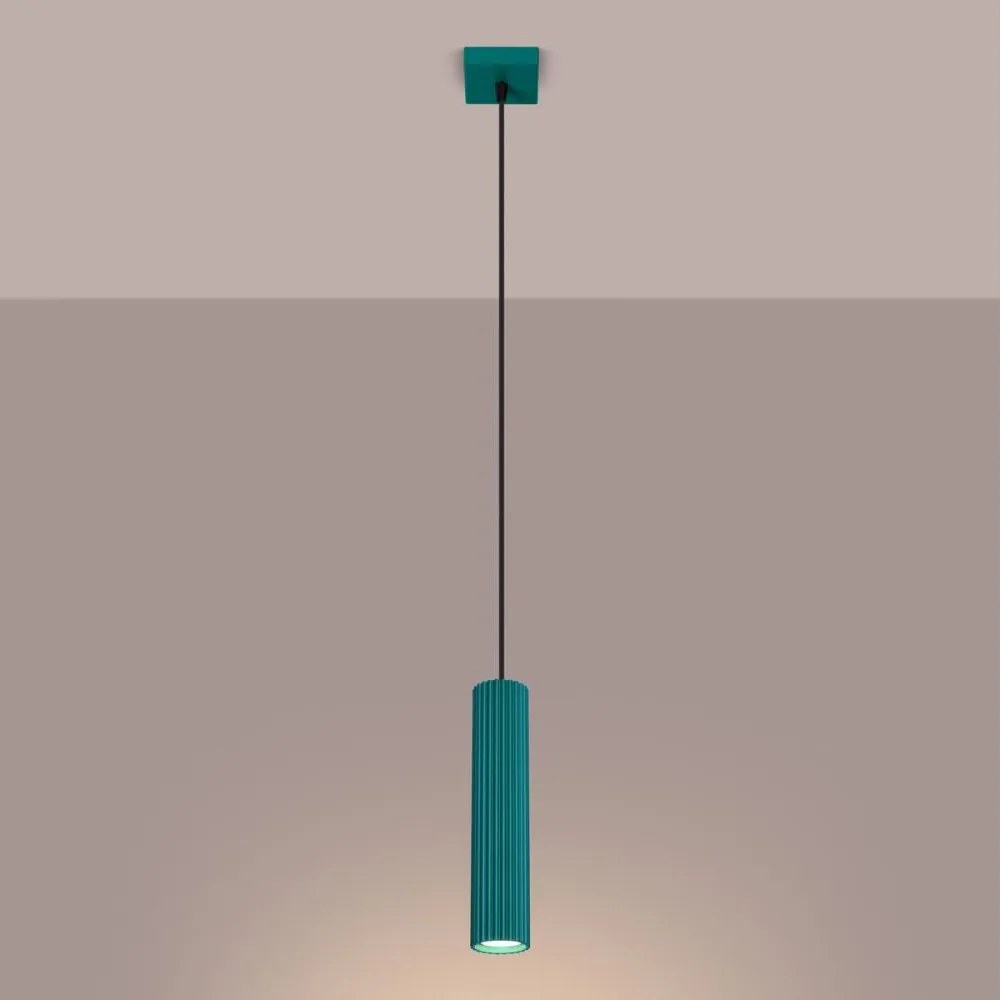 Brilagi - Lampadario LED a sospensione su cavo CRESTO 1xGU10/10W/230V turchese