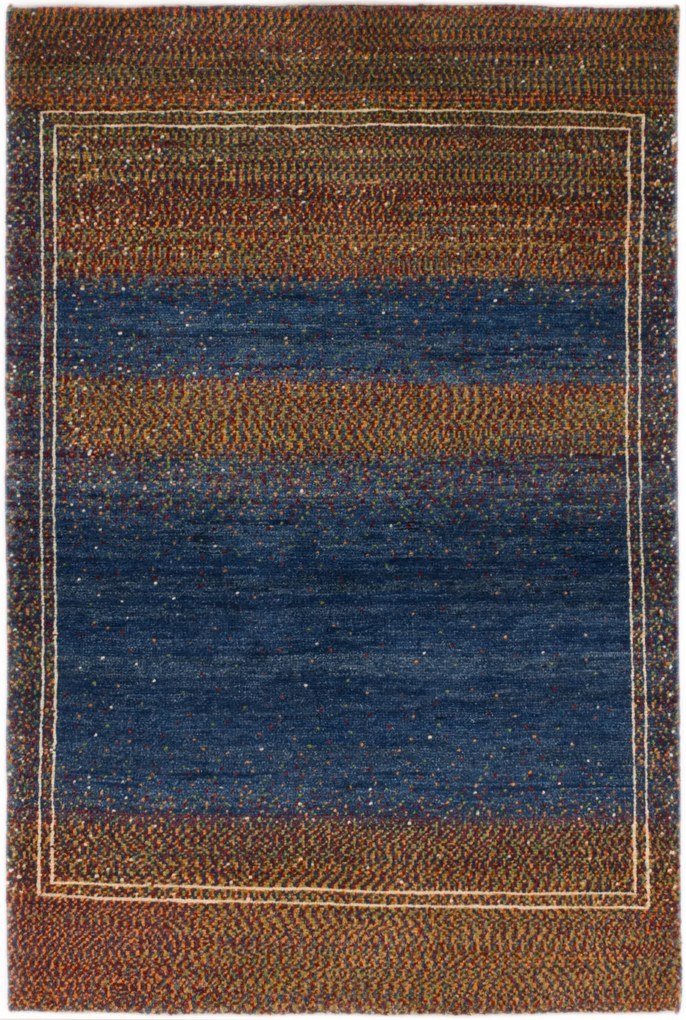 Gabbeh Tappeto persiano 120 x 180 Blu (Iran) Annodato A Mano