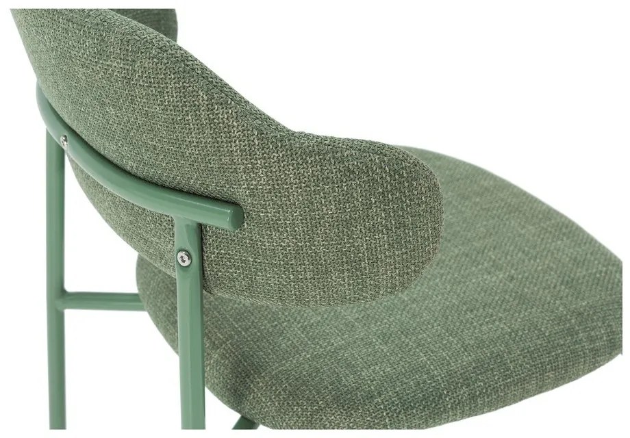 Sedie da pranzo in set verdi 4 pz Adriel – Marckeric