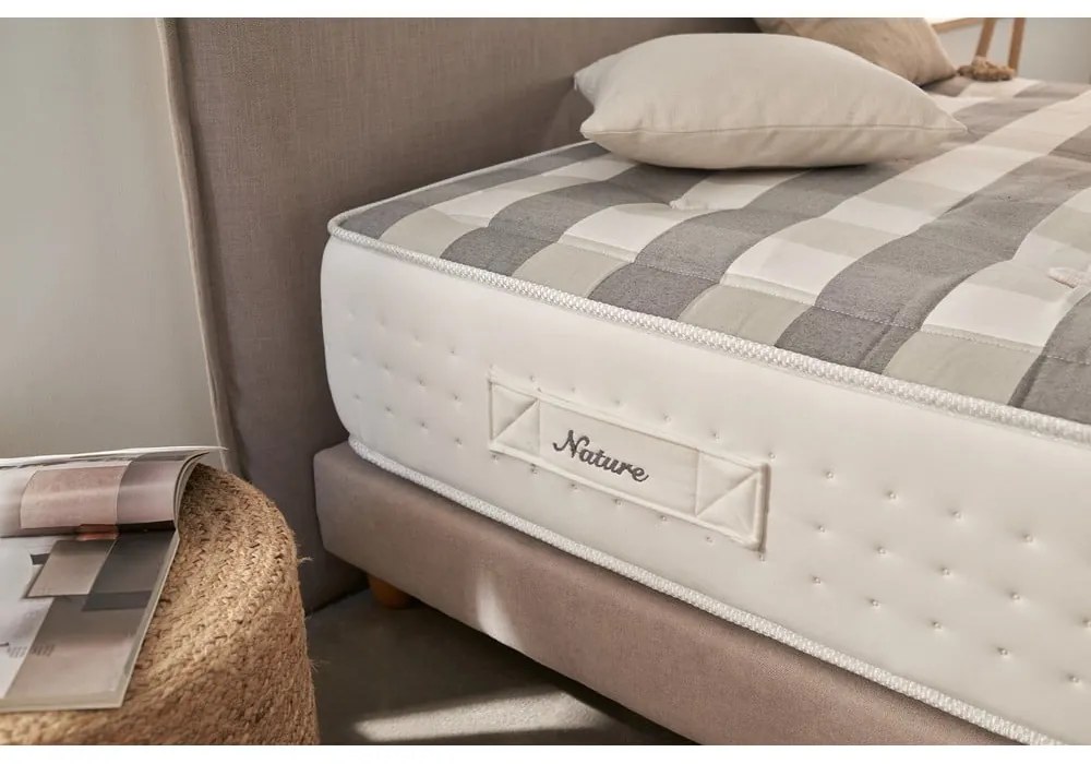 Materasso termoregolatore a molle durezza media 90x200 cm Grand Spring Nature - Moonia