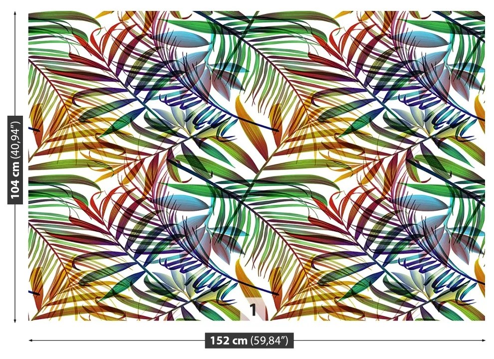 Carta da parati Foglie di palma 104x70 cm