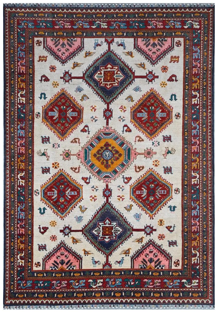 Kazak Tappeto 240 x 170 (Pakistan) Annodato A Mano