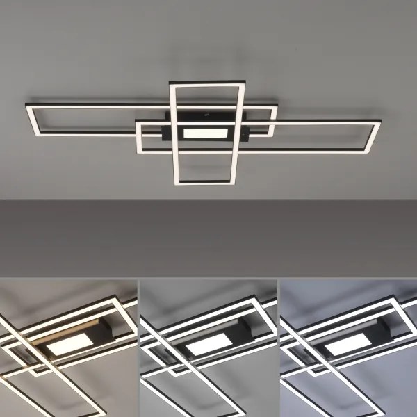 Leuchten Direkt 14693-18 - Plafoniera LED dimmerabile ASMIN LED/48W/230V