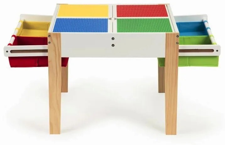 Set di tavolo e sedie per bambini colorati