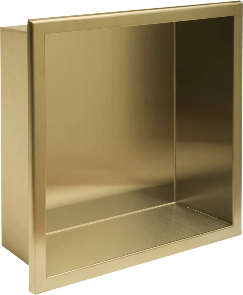 MENSOLA BAGNO 30x30 gold brush