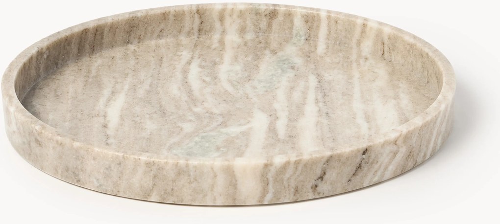 Vassoio decorativo in marmo Venice, Ø 35 cm