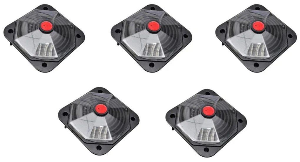 Riscaldatore Solare Piscina 735 W Set Di 5 /