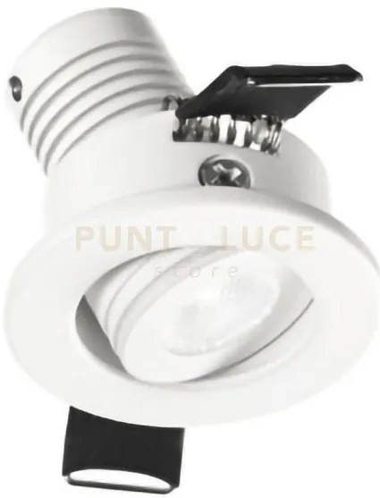 Gfa880c-  faretto da incasso regolabile tondo bianco led 3000k 170l...
