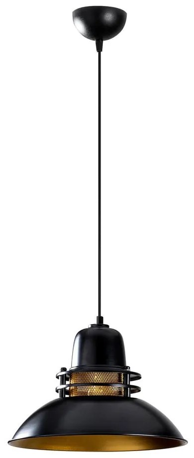 Lampada a sospensione nera Berceste, ø 34 cm - Opviq lights