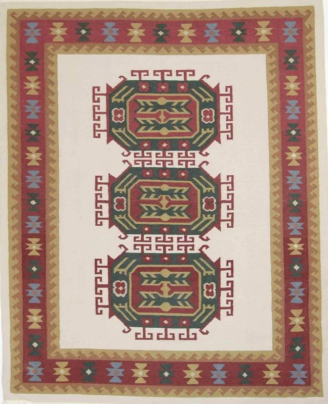 Kilim Tappeto orientale 310 x 250 Beige (Indian) Tessuto A Mano