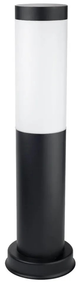 Paletto da Giardino 40cm Acciaio Inox NERO IK06 IP54 base E27