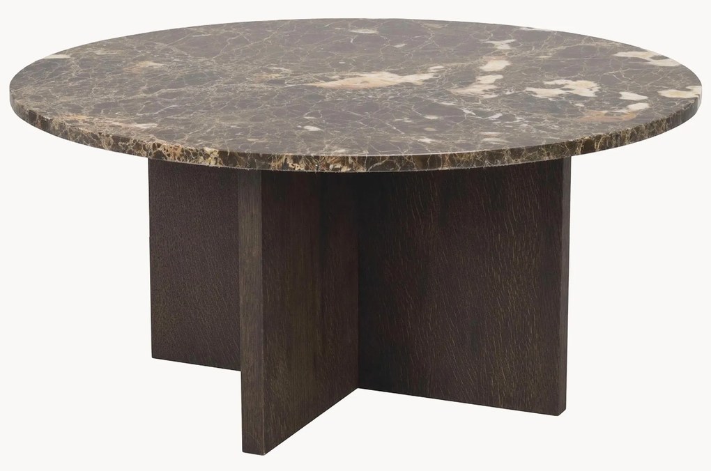 Tavolino da salotto rotondo in marmo Brooksville