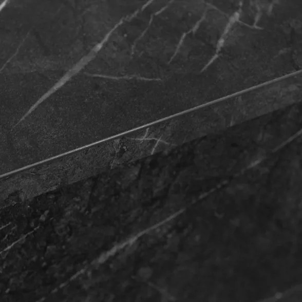 Camino a bioetanolo da terra BELLINI marmo Nero Made in Italy L96 x P35 x H96