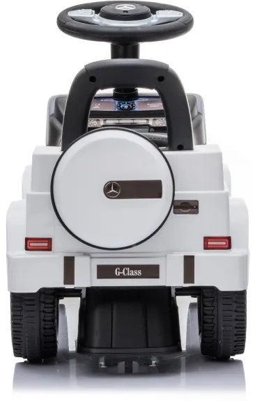 Bici a spinta Mercedes G350d 2xAA bianco/nero