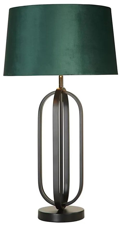 Searchlight EU91101EM - Lampada da tavolo CHIC 1xE27/60W/230V verde