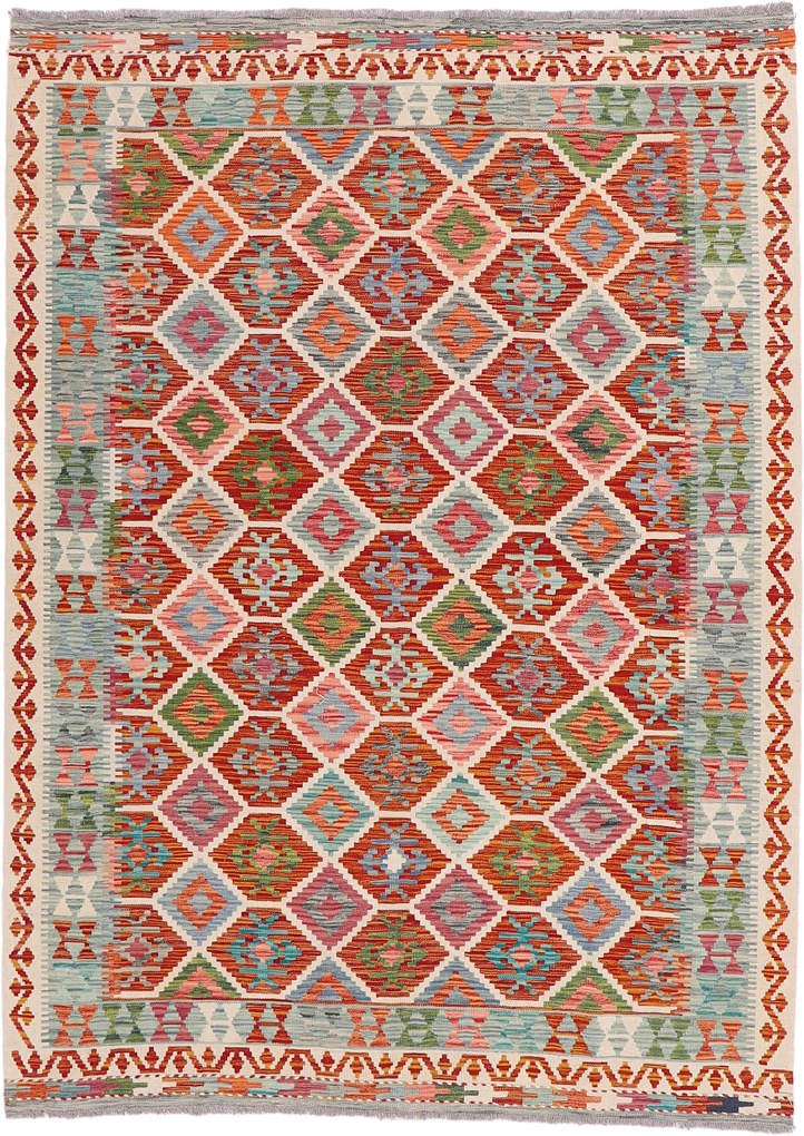Kilim Tappeto orientale 180x240 (Pakistan) Annodato A Mano