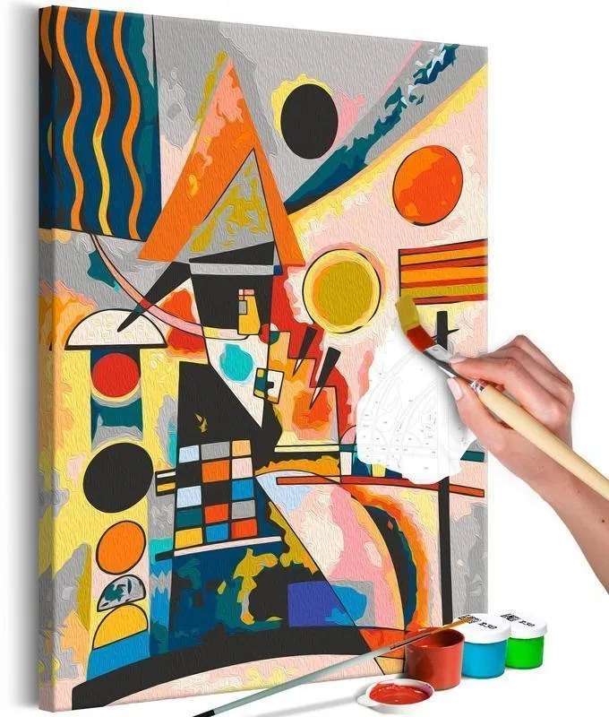 Quadro fai da te - Vasily Kandinsky: Swinging