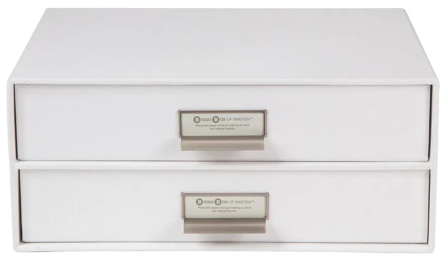 Cassetto portadocumenti bianco a 2 livelli , 33 x 22,5 cm Birger - Bigso Box of Sweden