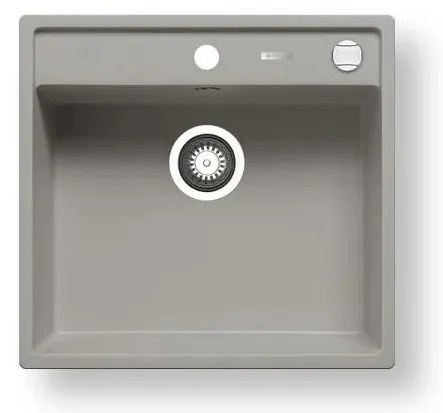 Pyramis 70058401 - Lavello cucina CAMEA 50x53 cm granito/grigio