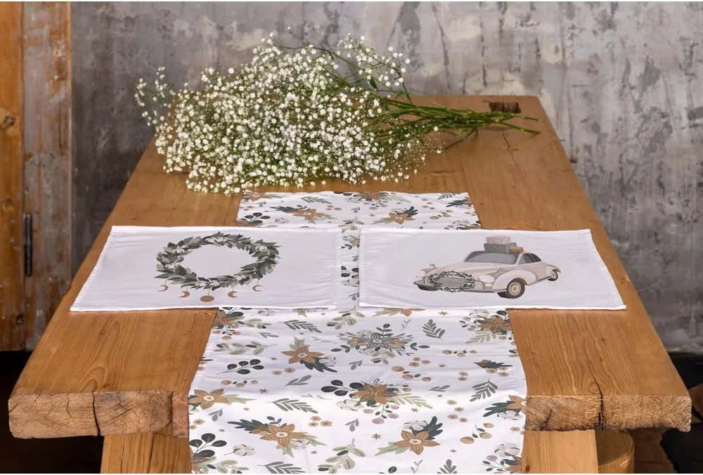 Tovagliette in set in tessuto a tema Natale 2 pz 35x47 cm Festive Car – Butter Kings