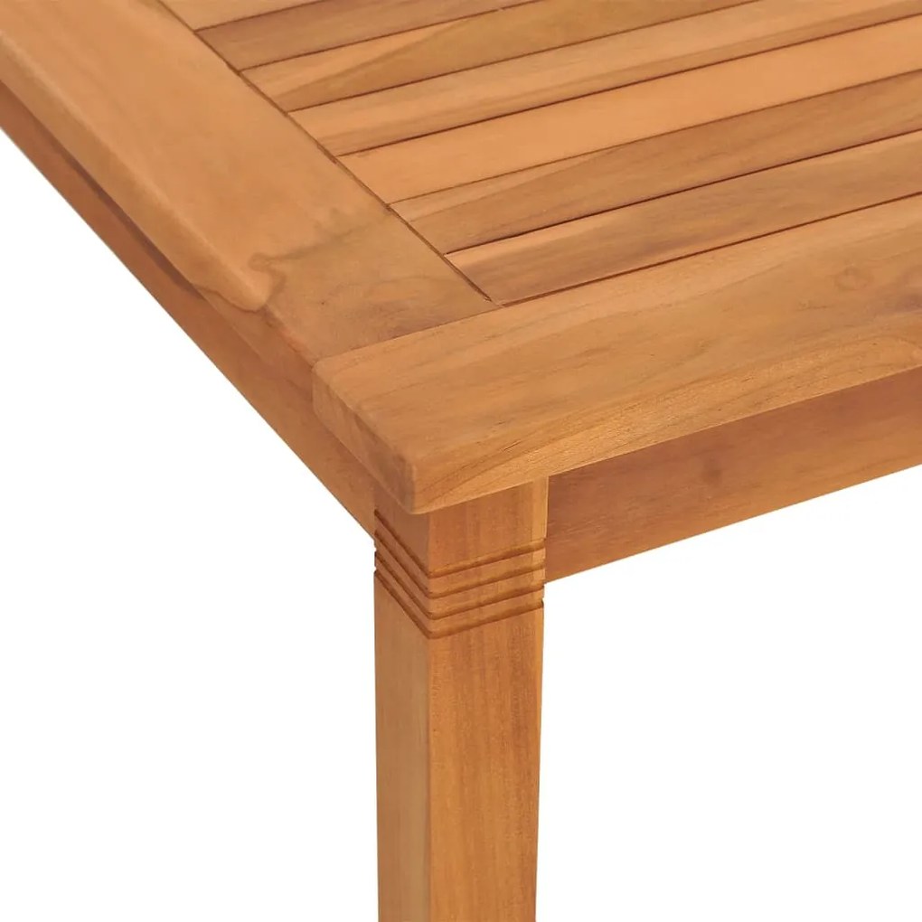 Tavolo da pranzo da giardino 85x85x75 cm legno massello di teak