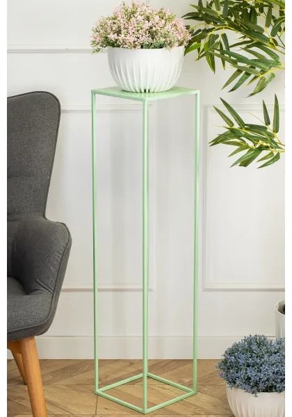 Portafiori 100x24 cm luce verde