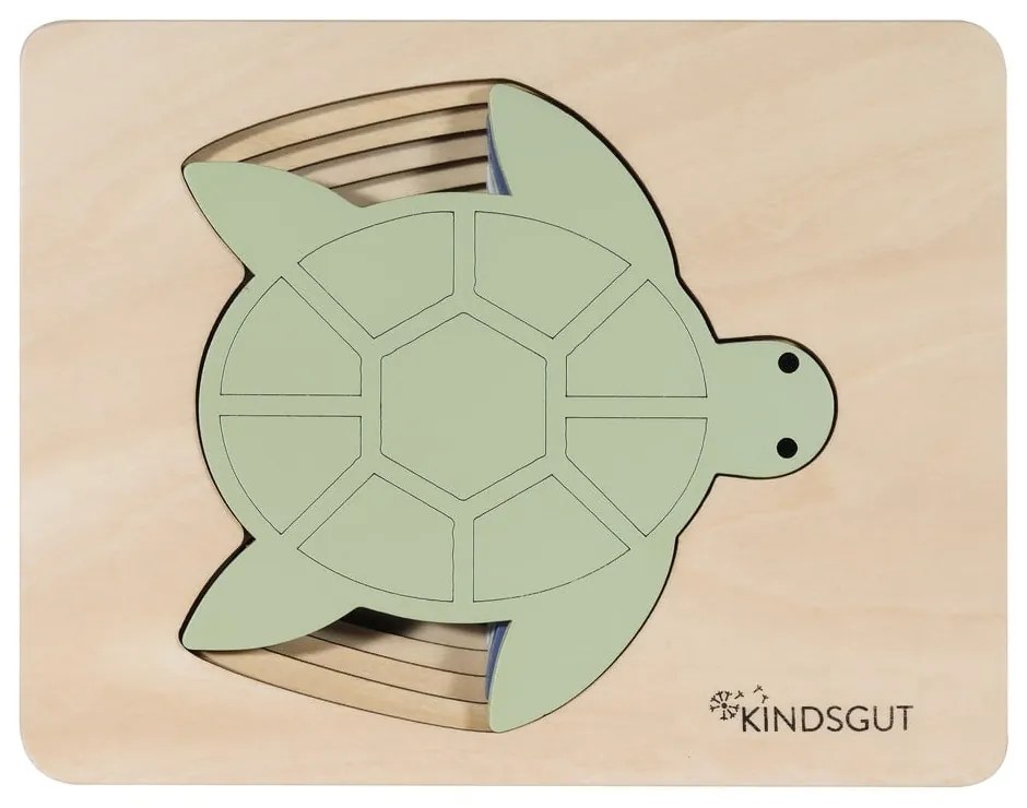 Puzzle in legno Turtle - Kindsgut