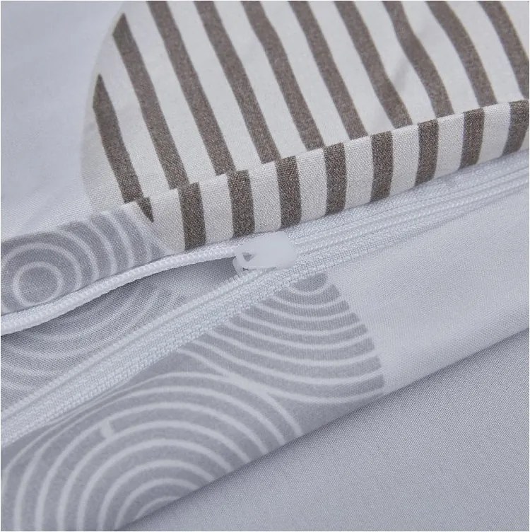 Set copripiumino e federa in microsatinato per letto singolo 3 pezzi 140x200 cm Beryl – My House