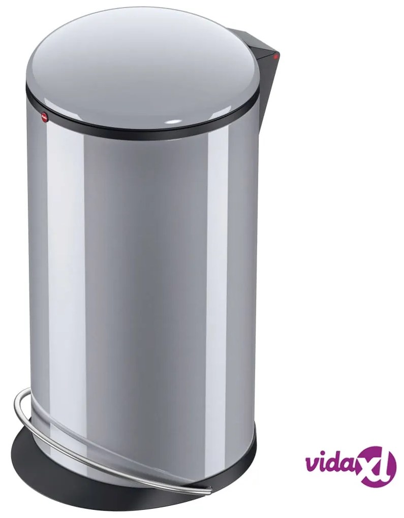 Hailo Pattumiera a Pedale Harmony L 20 L Argento
