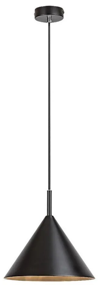 Rabalux 72007 - Lampadario a cavo JAROD 1xE27/40W/230V nero