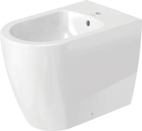 Bidet filo parete 37x60 a Pavimento Bianco senza rubinetteria Duravit Me By Starck 2289100000