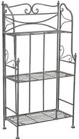 Scaffale 3 ripiani in acciaio 61x117x32 cm